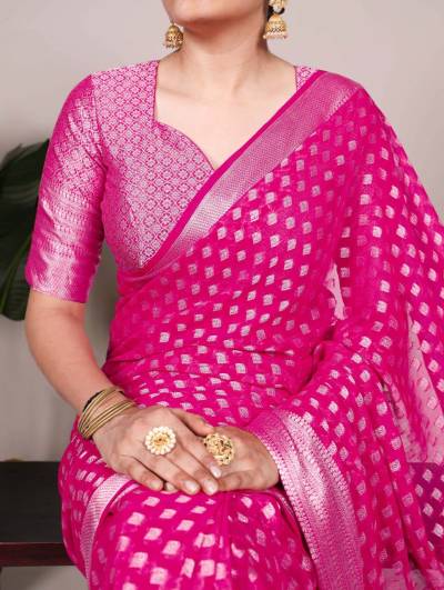 DN 7901 BY LNB DESIGNER GEORGETTE SAREES WHOLESALER IN INDIA